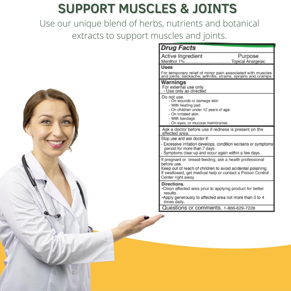 ARMY HEALTH Roll On 100% Natural Turmeric Curcumin - Pain Reliever - Inflammation - Headache - Backache - Joint and Muscle Pain 2.5 Oz ARMY HEALTH buy supplements canada