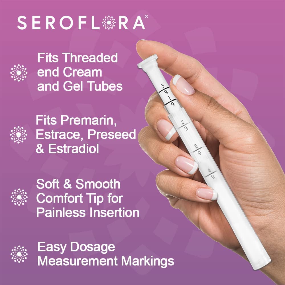 Seroflora Disposable Plastic Vaginal Applicators - Threaded End to Fit OTC Gels, Lubes or Creams Products SEROVERA buy supplements canada