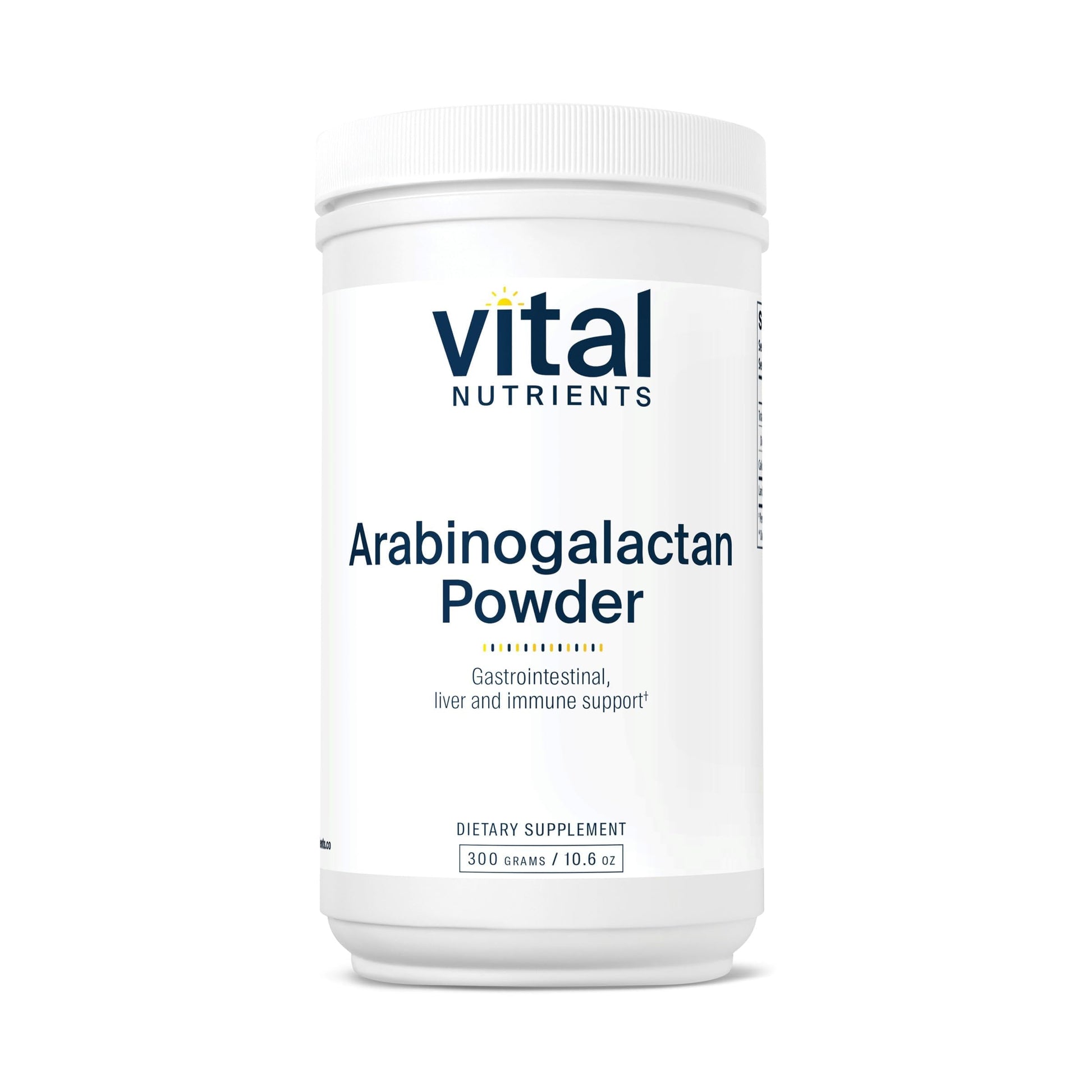 Vital Nutrients Arabinogalactan Powder - Vegan Prebiotic Fiber Supplement for GI Health, Liver, and Immune Support Vital Nutrients buy supplements canada