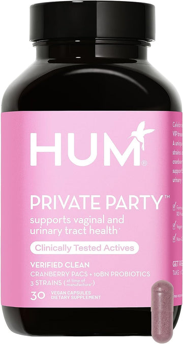 HUM Private Party Pills - Vaginal Probiotics for Women's Ph Balance with Cranberry HUM buy supplements canada