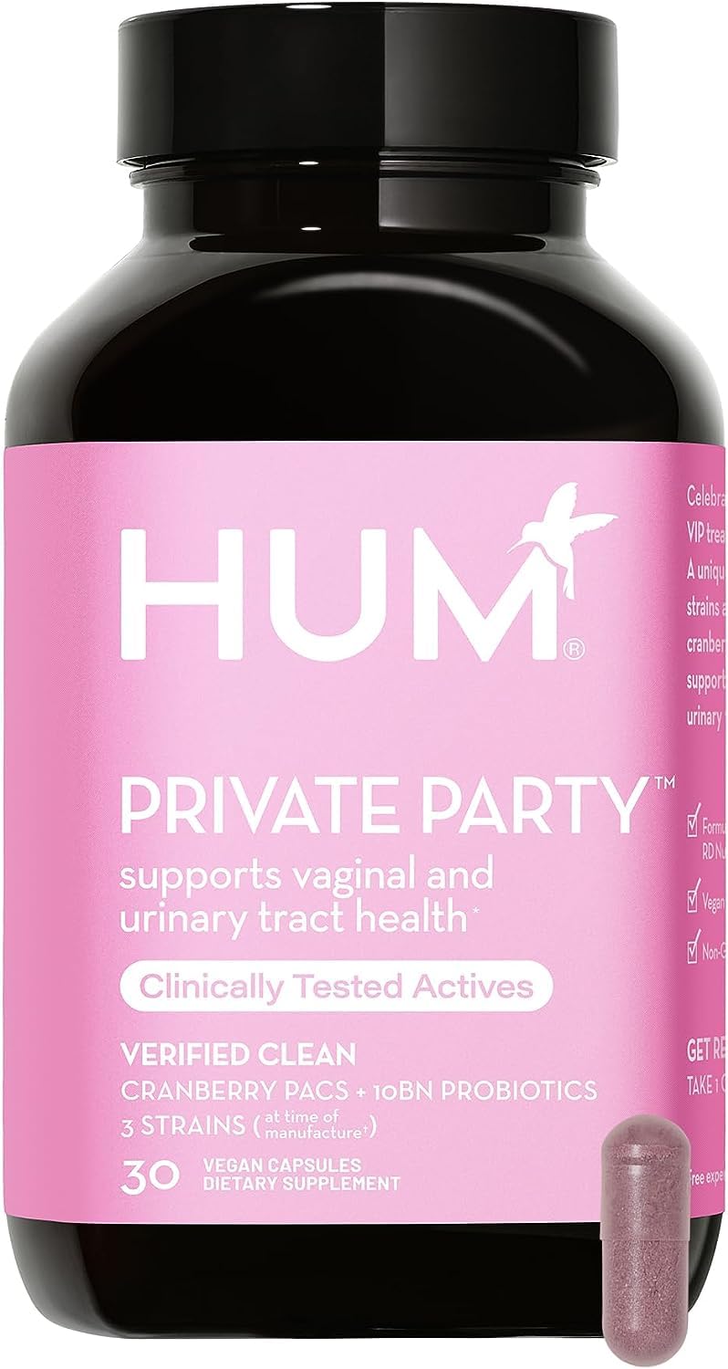 HUM Private Party Pills - Vaginal Probiotics for Women's Ph Balance with Cranberry HUM buy supplements canada