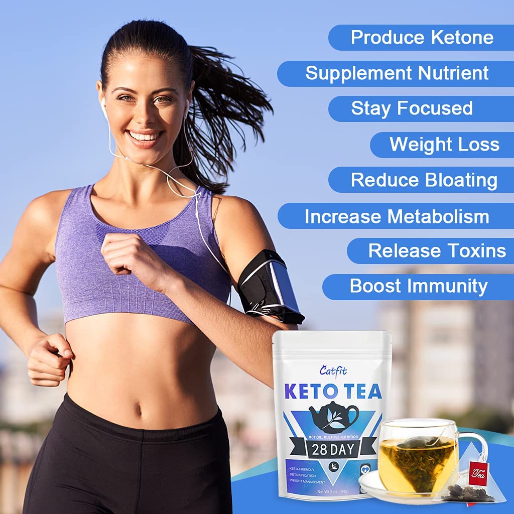Catfit Keto Detox Tea for Belly Fat and Colon Cleanse - All Natural Detox and Cleanse Catfit buy supplements canada