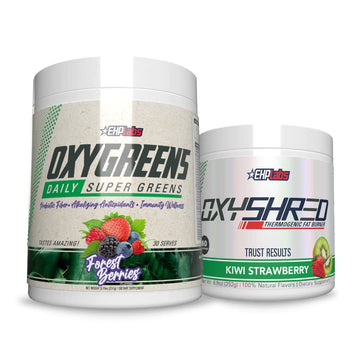 EHP Labs OxyShred + OxyGreens Bundle - Thermogenic Pre Workout Powder & Shredding EHP Labs buy supplements canada