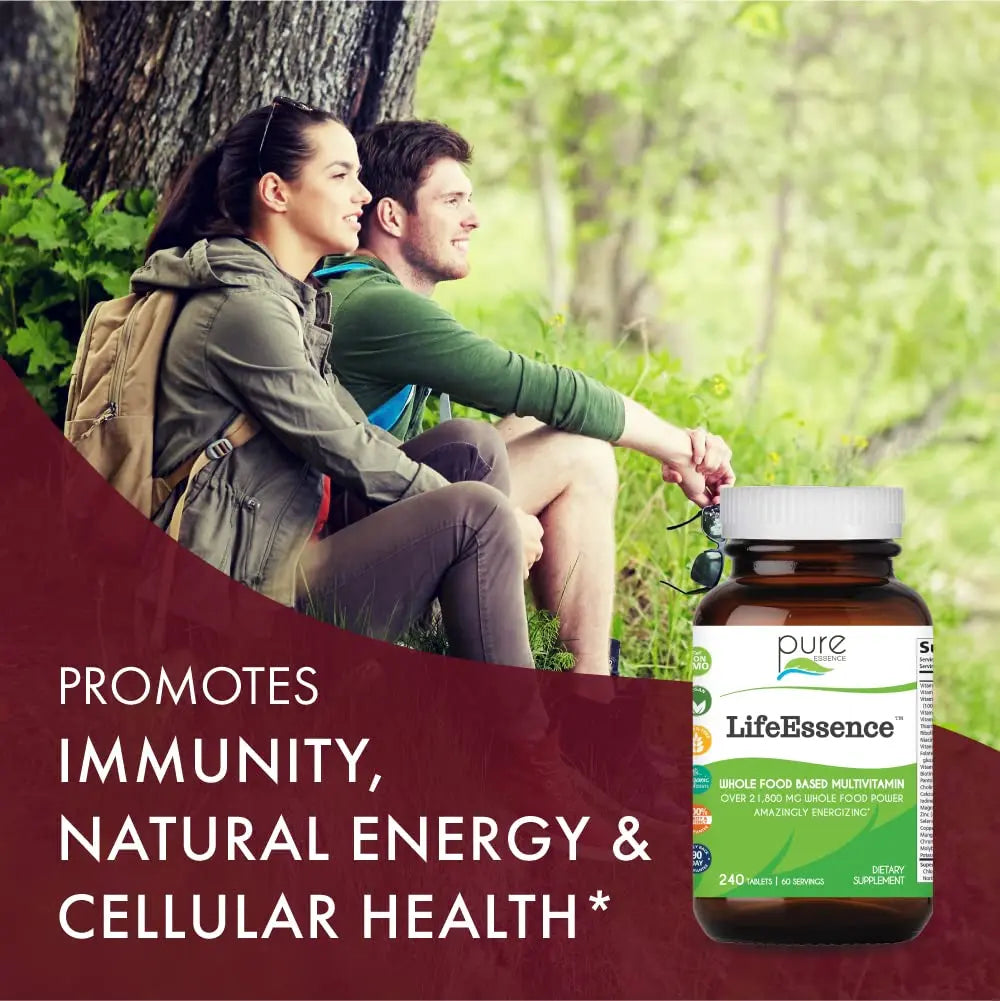 PURE ESSENCE LABS LifeEssence Multivitamin for Women and Men - Natural Herbal Supplement - Vitamin D, Vitamin D3, Vitamin B12 PURE ESSENCE LABS buy supplements canada