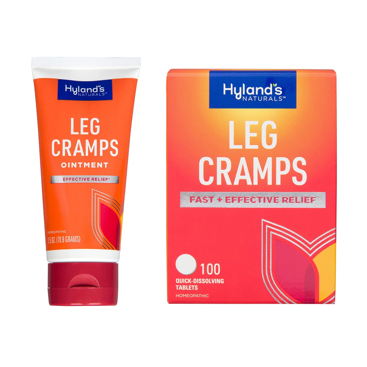 Bundle of Hyland's Leg Cramps Ointment, Arnica Pain Relief Gel, Natural Relief of Calf, Leg and Foot Cramp, 2.5 oz and Leg Cramp Tablets, 100 Count Hyland's buy supplements canada