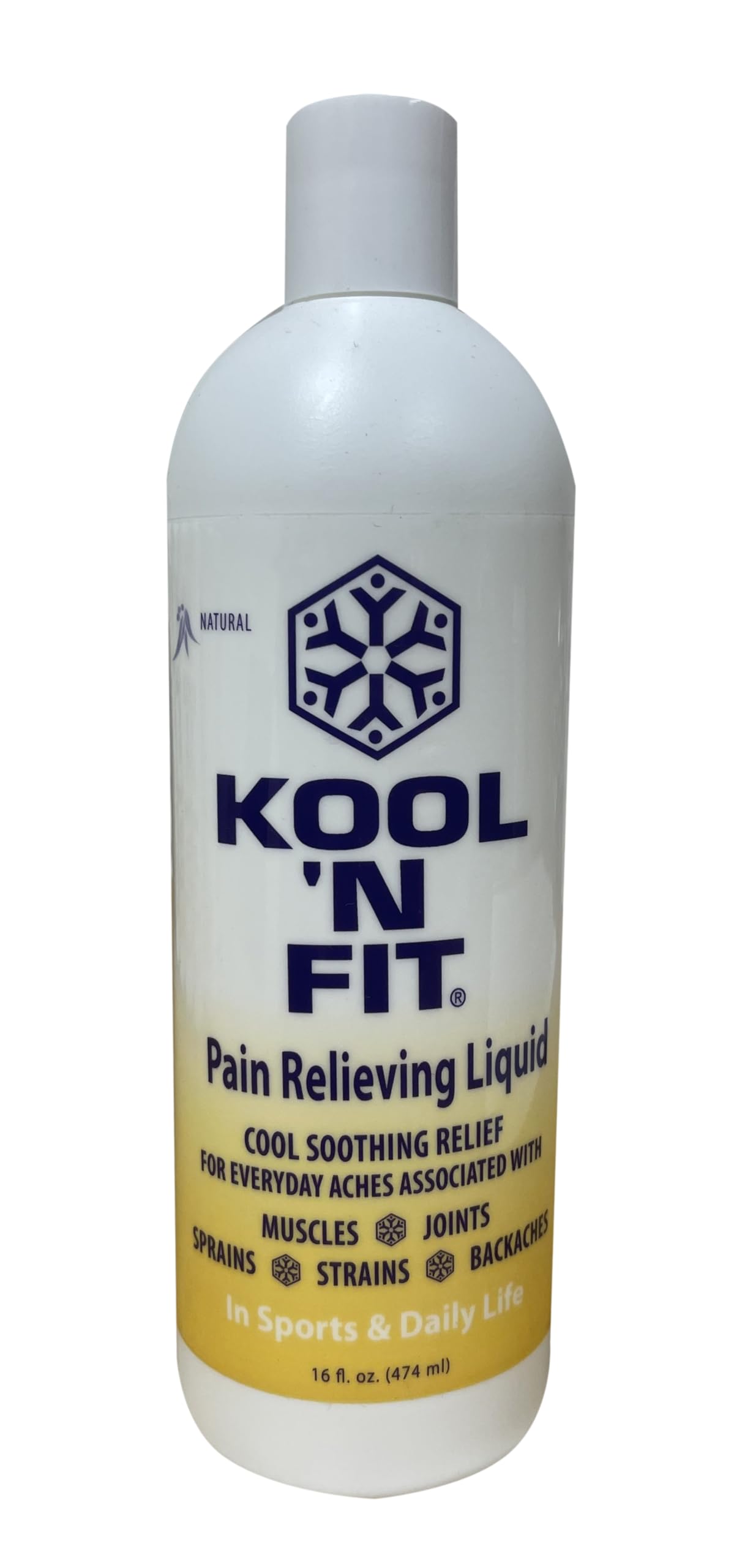 Kool N Fit Pain Relief Product (16oz) - Foot, Lower Back Pain Relief, Knee Pain Relief & More, Quickly Absorbed, Non-Greasy, Non-Staining, All Natural WINTER PLUM buy supplements canada