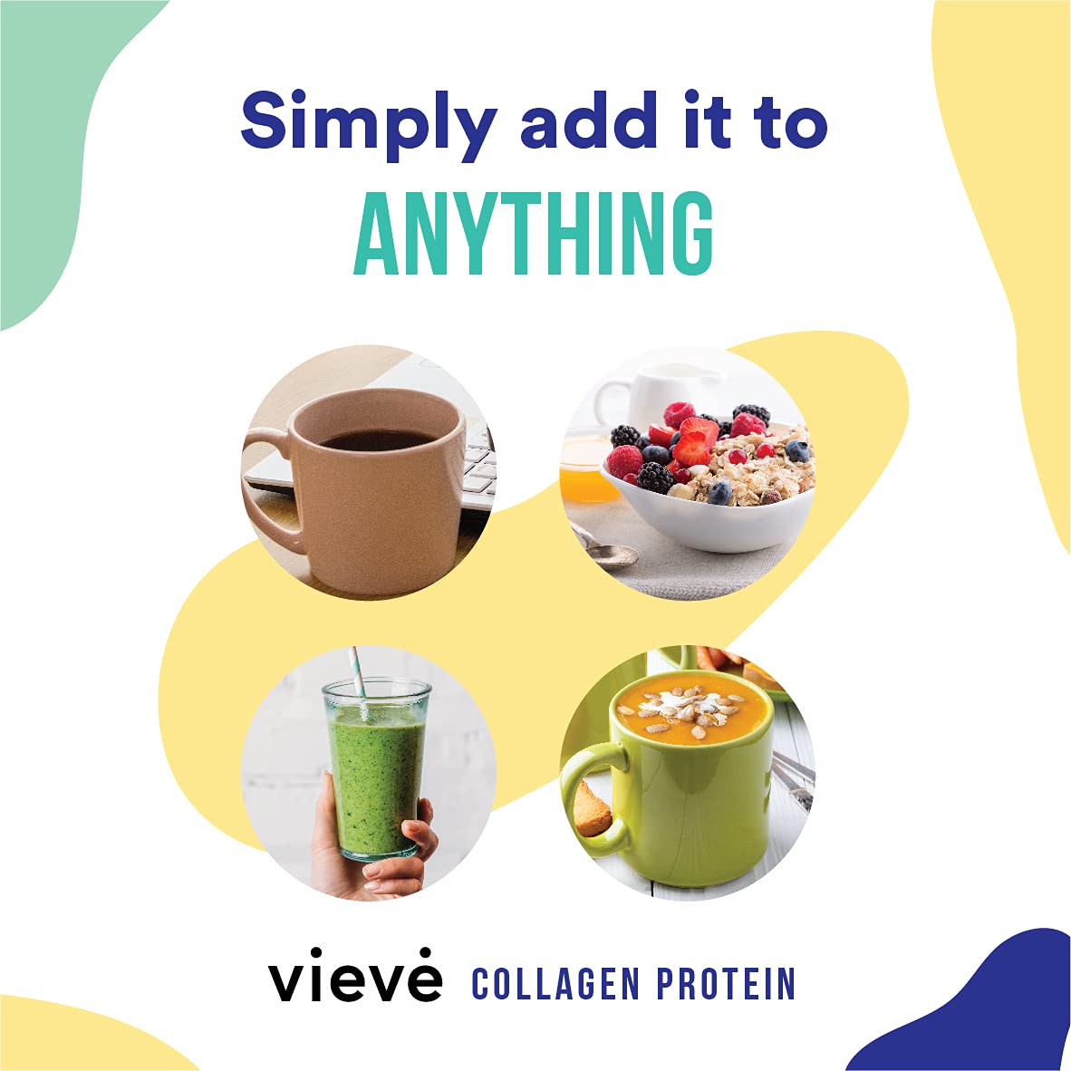 Vieve Collagen Protein Powder - Hydrolysed Bovine Peptides - Diet Support Supplement for Skin, Hair, Nail Vieve buy supplements canada