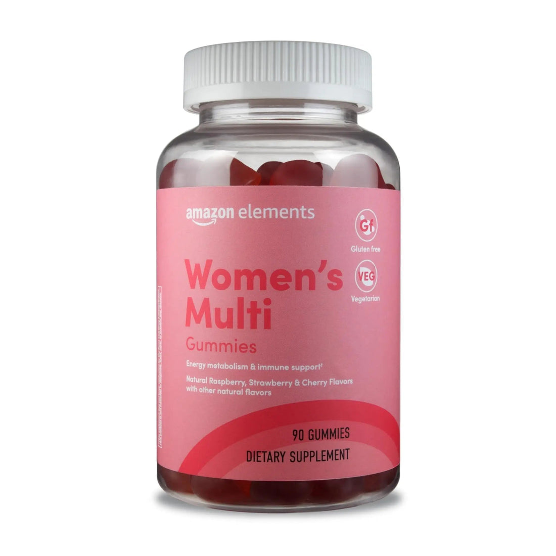 Amazon Elements - Adult Women’s Organic Multivitamins, 90 Gummies (30 servings), Vegetarian Amazon Elements buy supplements canada