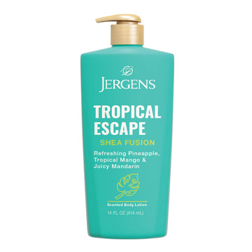 Jergens Shea Fusion Tropical Escape Body Lotion, Moisturizer with Shea Butter & Vitamin E, 14 Fl Oz Jergens buy supplements canada