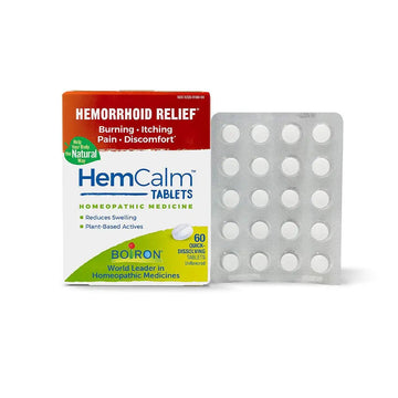 Boiron HemCalm Tablets for Hemorrhoid Relief of Pain, Itching, Swelling or Discomfort - 60 Count Boiron buy supplements canada