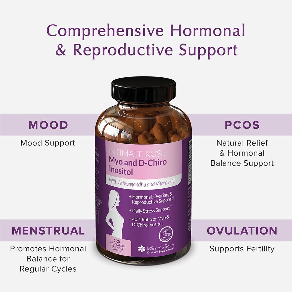 Save 10% on Myo-Inositol & D-Chiro Inositol 40:1 Blend & Vaginal Probiotics for Women Intimate Rose buy supplements canada