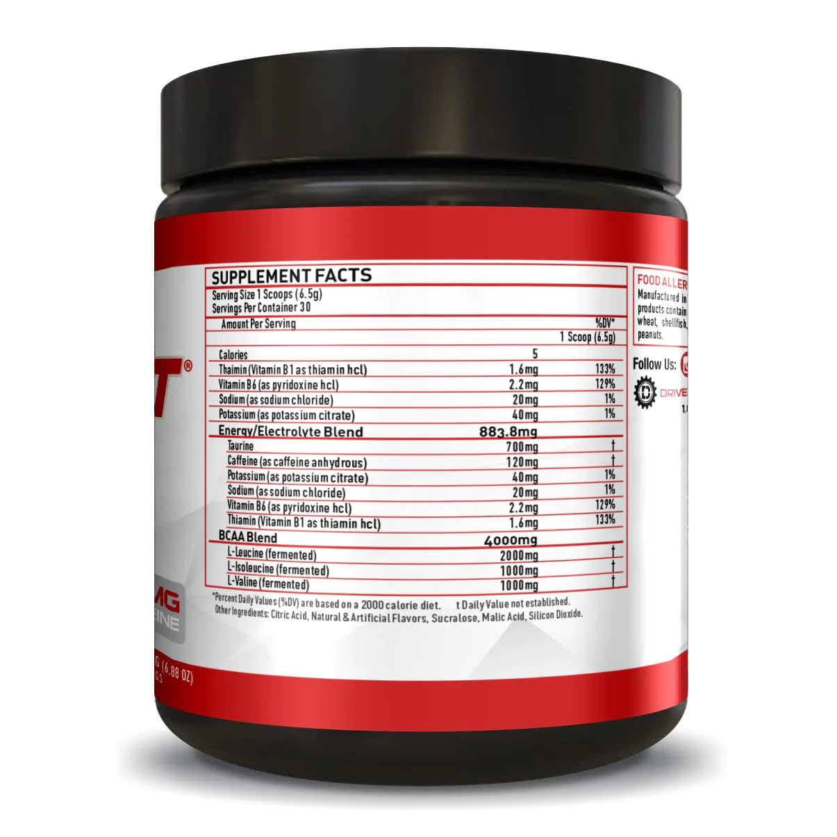 Driven Nutrition DYSRUPT: BCAA + Caffeine with Electrolytes: Sugar & Gluten Free Supplement Driven Nutrition buy supplements canada