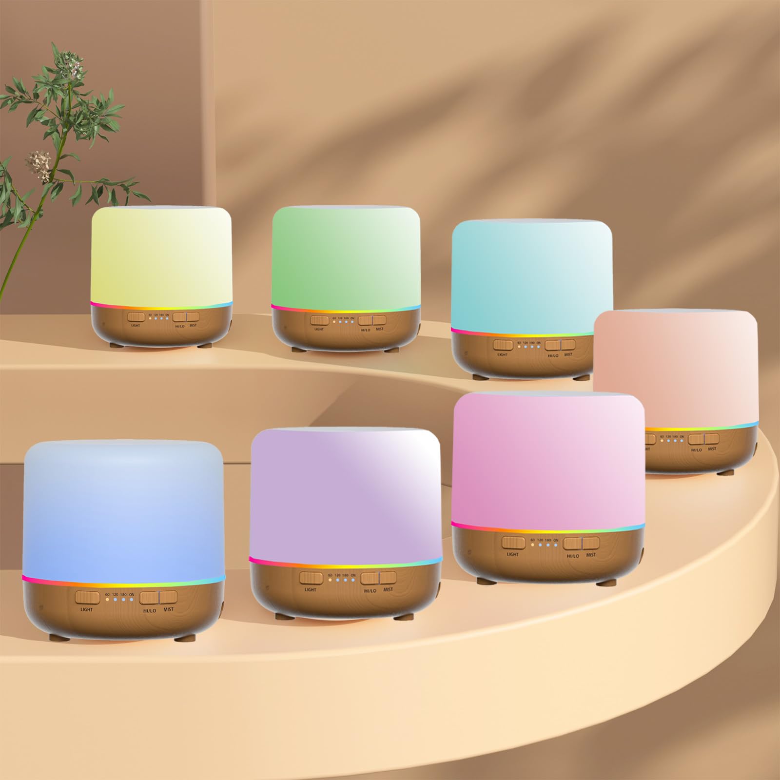 Otheya Scent Essential Oil Diffuser 2 Pack Max 200 ML Ultrasonic Cool Mist Humidifiers and Aromatherapy Otheya buy supplements canada