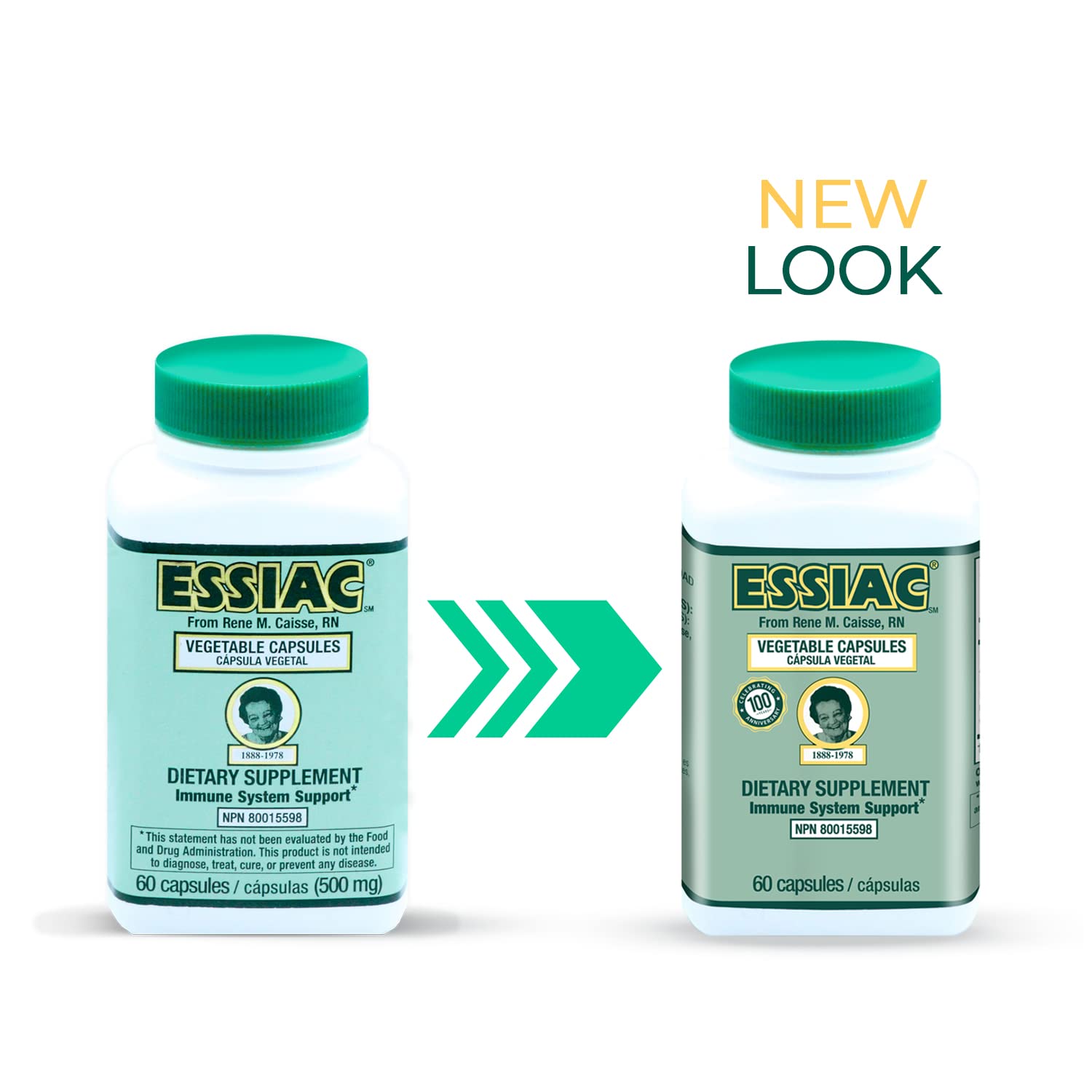 ESSIAC Tea All-Natural Herbal Extract Capsules – 60 Capsules | Powerful Antioxidant Blend to Help Promote Overall Health & Well-Being | Original Formula Since 1922 Essiac buy supplements canada