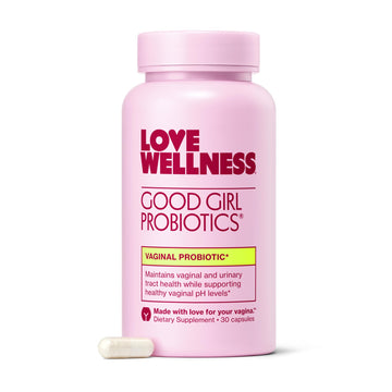 Love Wellness Good Girl Probiotics | Women’s Vaginal Health & pH Balance Supplement | 9-Strain Probiotic for Urinary Tract, Yeast, Odor & Immune Support | Gluten-Free (30-Day Supply) Love Wellness buy supplements canada