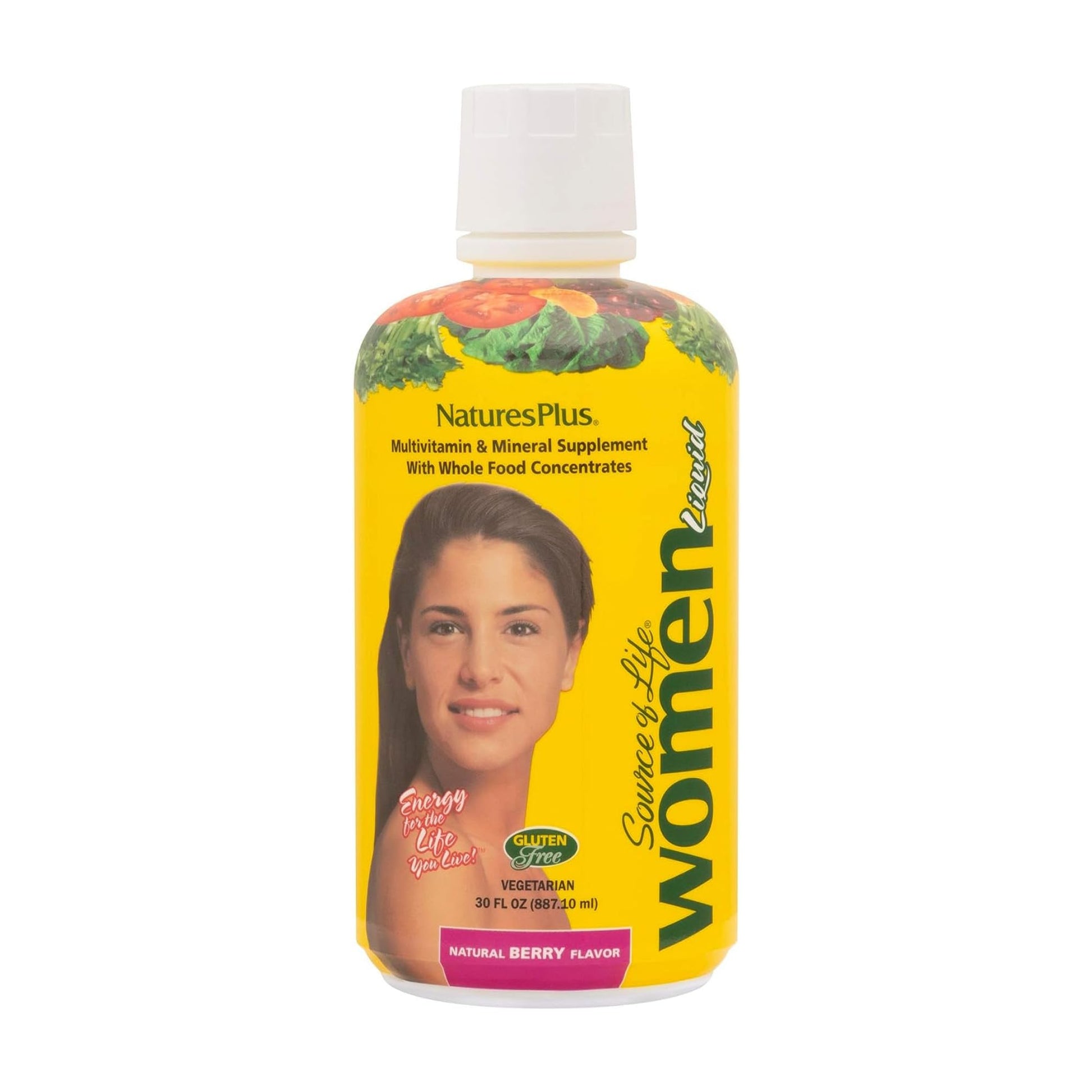 NaturesPlus Source of Life Women Liquid Multivitamin - 30 fl oz - Natural Berry Flavor - Whole Foods & Minerals - Healthy Immune System & Energy - Vegetarian, Gluten-Free - 30 Servings NaturesPlus buy supplements canada