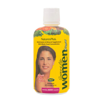 NaturesPlus Source of Life Women Liquid Multivitamin - 30 fl oz - Natural Berry Flavor - Whole Foods & Minerals - Healthy Immune System & Energy - Vegetarian, Gluten-Free - 30 Servings NaturesPlus buy supplements canada