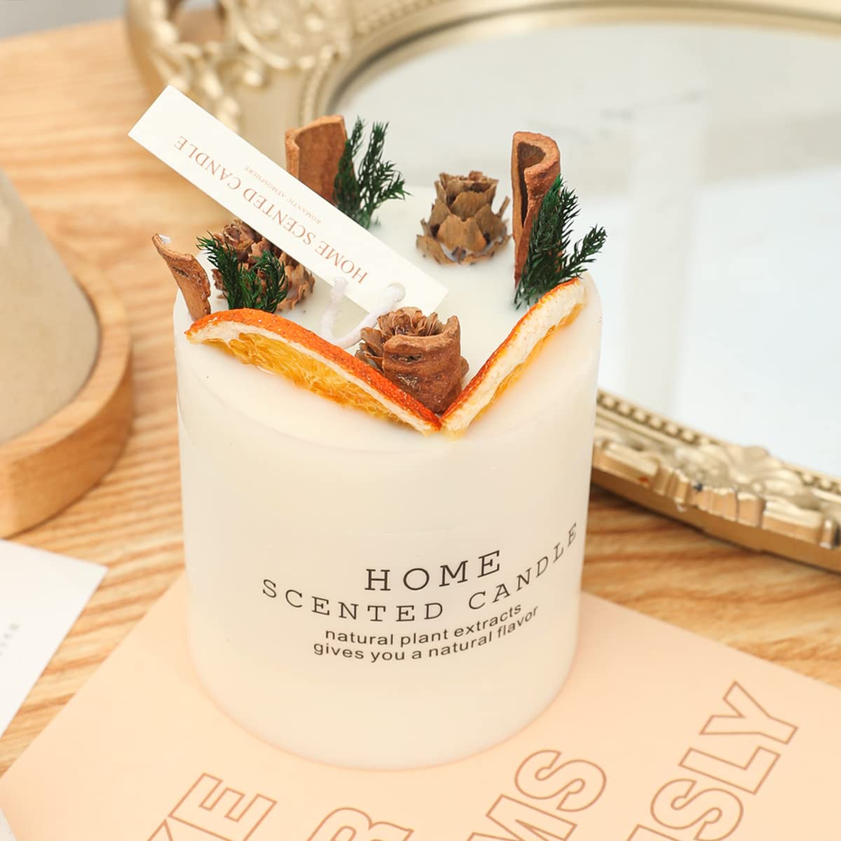 Candles Clearance | Eucalyptus & Orange Aromatherapy Candles | 10 oz Scented Candles Homarom buy supplements canada
