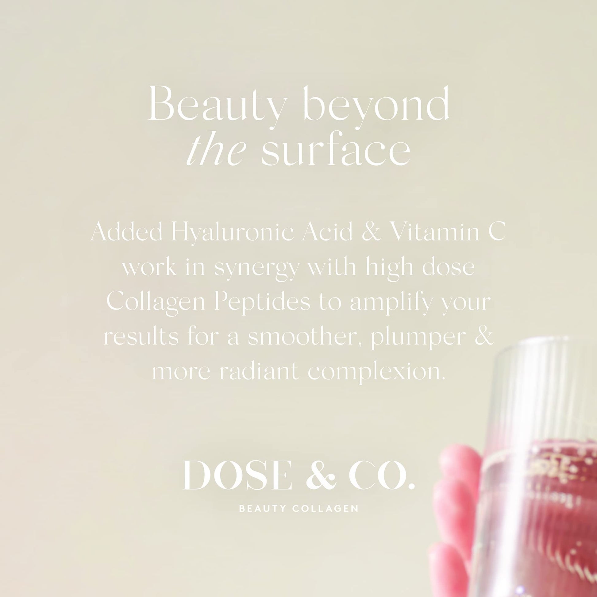 Dose & Co Beauty Collagen with Hyaluronic Acid and Vitamin C, Unflavoured - 255g Powder Supplement DOSE & CO buy supplements canada