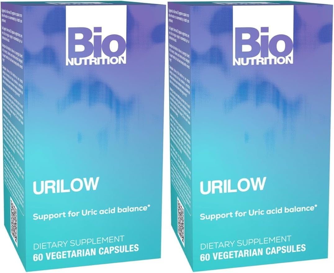 Bio Nutrition 2 Pack Urilow 60 Vegetarian Capsules | Natural Support for Urinary Health | Promotes a Healthy Uric Acid Balance Bio Nutrition buy supplements canada
