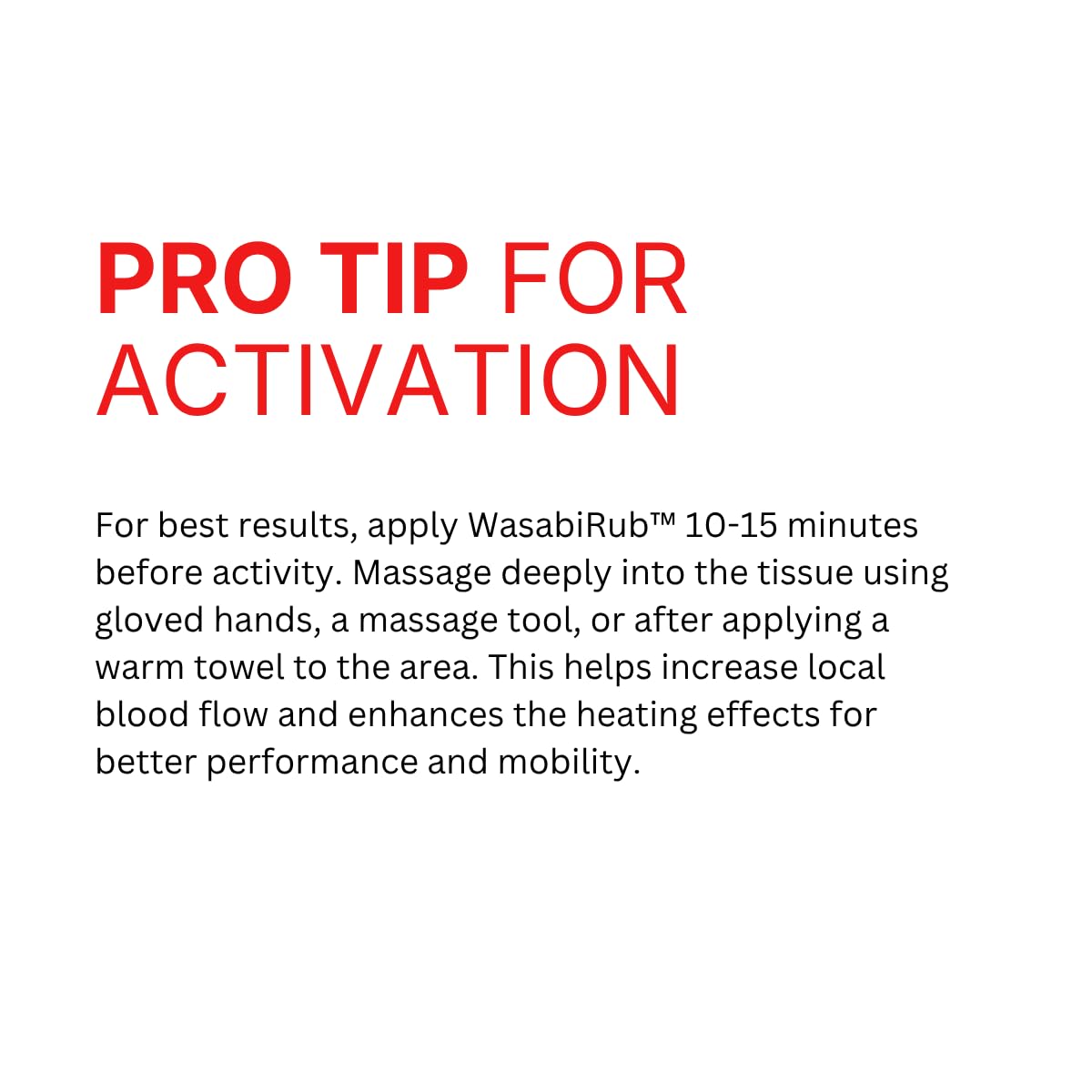 WasabiRub Sports Topical Pain Relief Gel - Joint & Muscle Care - Lightweight Fast-Absorbing Gel for Everyday Movement SportPharm buy supplements canada