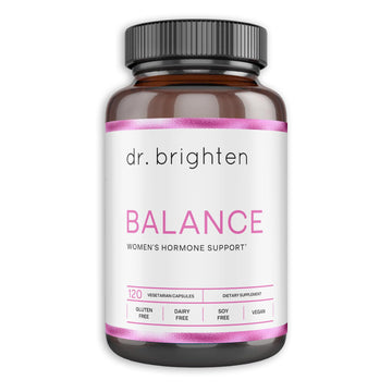 Dr. Brighten Balance - Hormone Balance for Women with Chasteberry and DIM - Targets Hormonal Acne, Period Issues, & PMS - Vegan, Non-GMO Dr. Brighten buy supplements canada