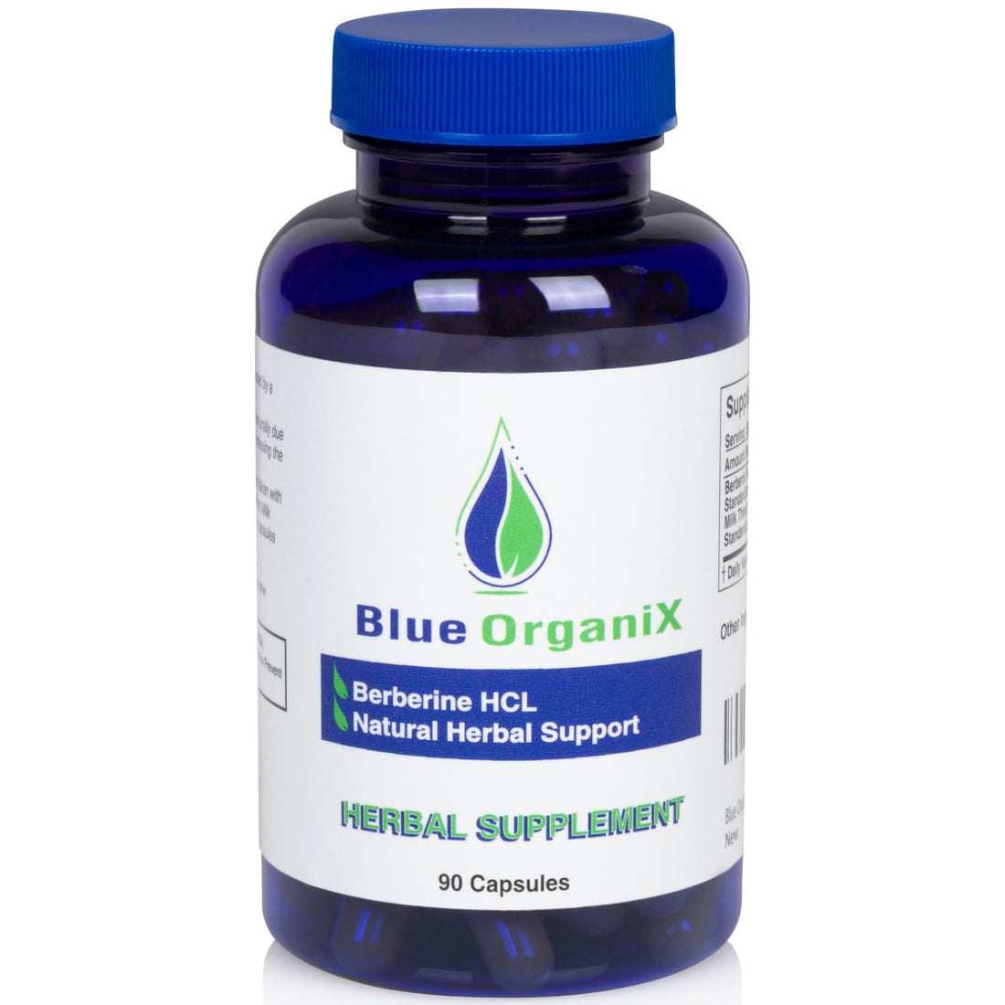 Blue Organix Berberine 500mg Formula HCL Complex Supplement with Silymarin Blue Organix buy supplements canada