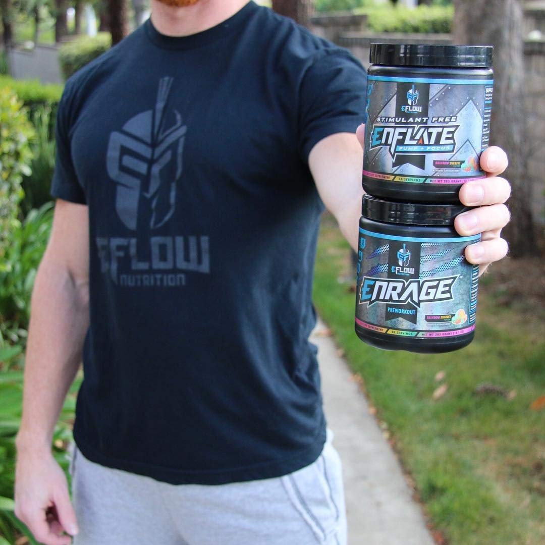 eFlow Nutrition ENRAGE Pre Workout - Energy, Focus, Pumps, and Strength - Ninja Nerds eFlow Nutrition buy supplements canada