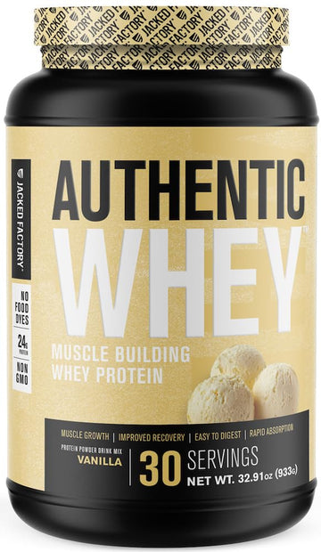 Jacked Factory Authentic Whey Muscle Building Whey Protein Powder - Low Carb Jacked Factory buy supplements canada