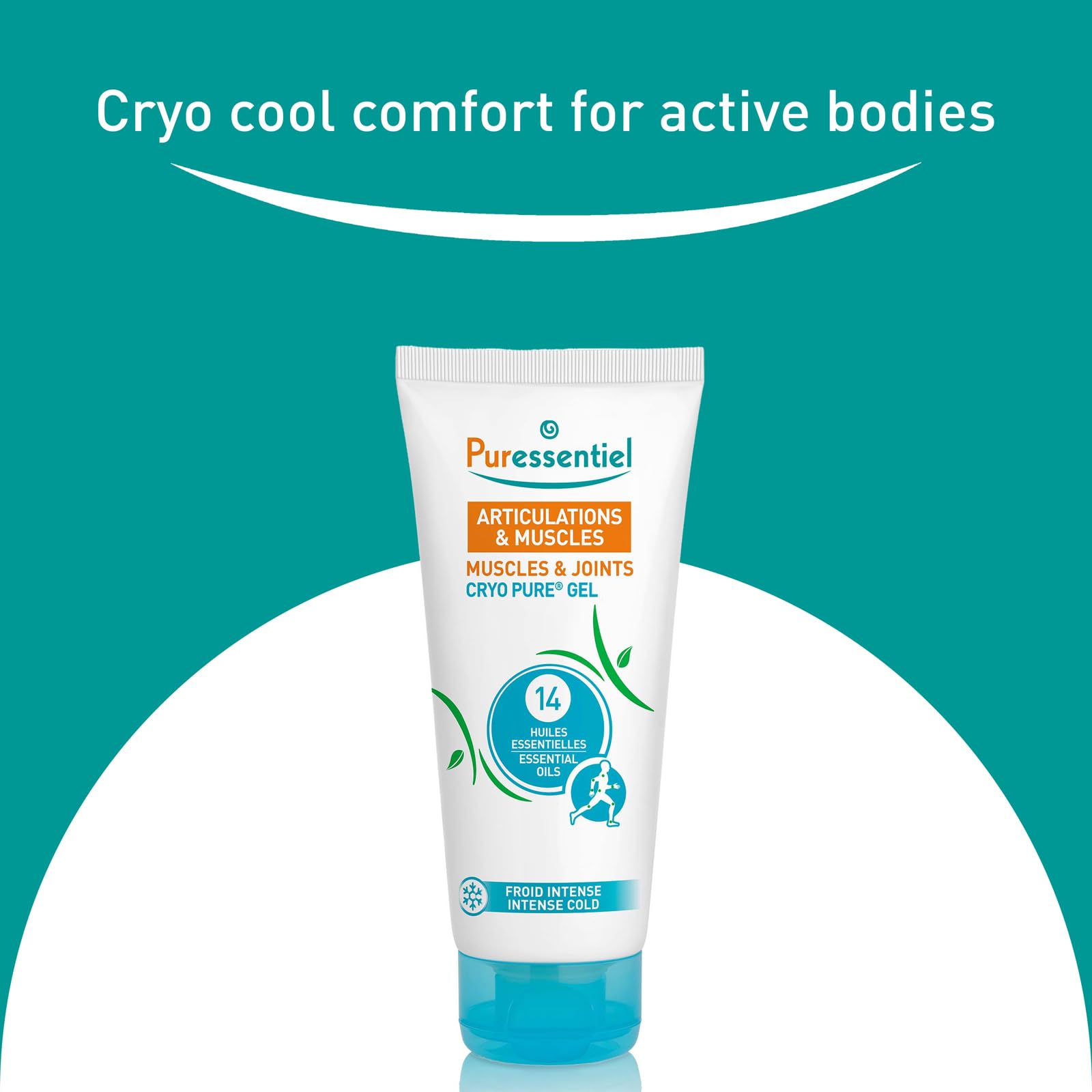Puressentiel Muscles and Joints Cryo Pure Gel - Intense Cold Effect - Non-Sticky Formula with 14 Calming Essential Oils - Muscle Relaxer - 2.7 oz Puressentiel buy supplements canada