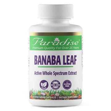 Paradise Herbs Banaba Leaf Vegetarian Capsules, 60 Count Paradise Herbs buy supplements canada