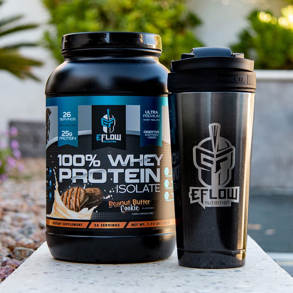 eFlow Nutrition 100% Whey Protein Isolate - Lactose-Free Digestive Enzymes Added eFlow Nutrition buy supplements canada