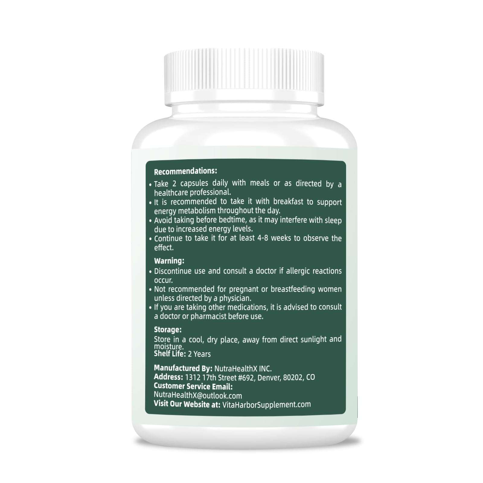 NAD Supplement 500mg, Pure Organic NAD+ Supplement for Women & Men, NAD+ with Trans-Resveratrol & CoQ10 & Quercetin for Cellular Energy & Healthy Aging, NMN Alternative (90 Vegan Caps) VitaHarbor buy supplements canada