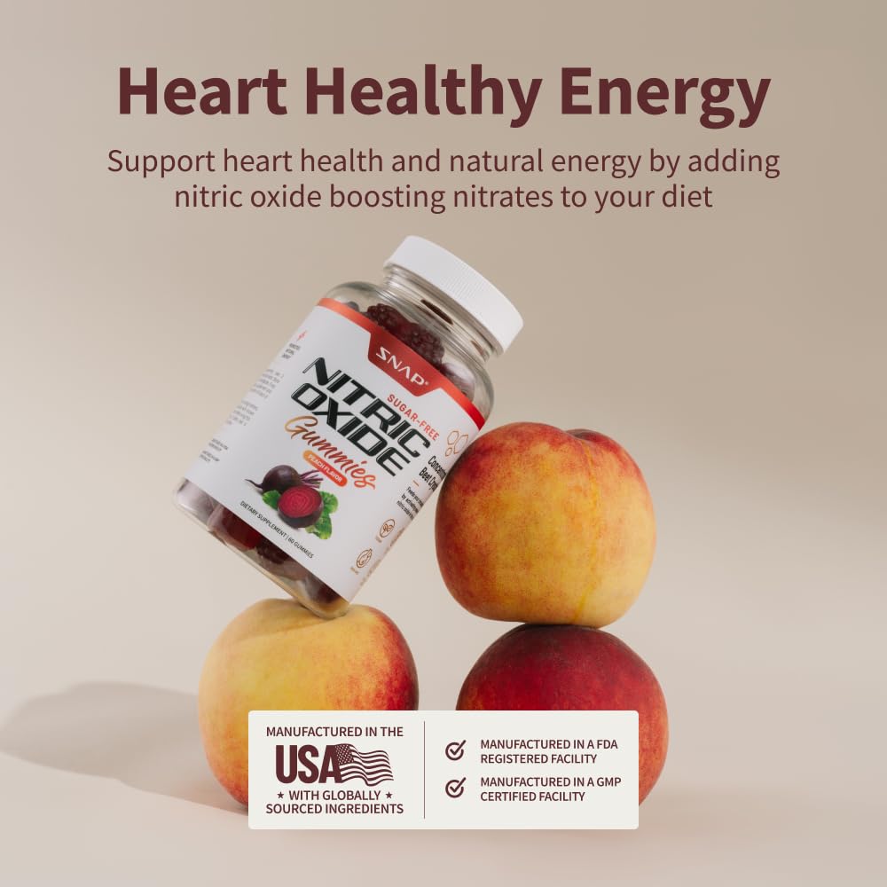 Snap Supplements Nitric Oxide Beet Root Gummies - Support Healthy Blood Circulation Snap Supplements buy supplements canada
