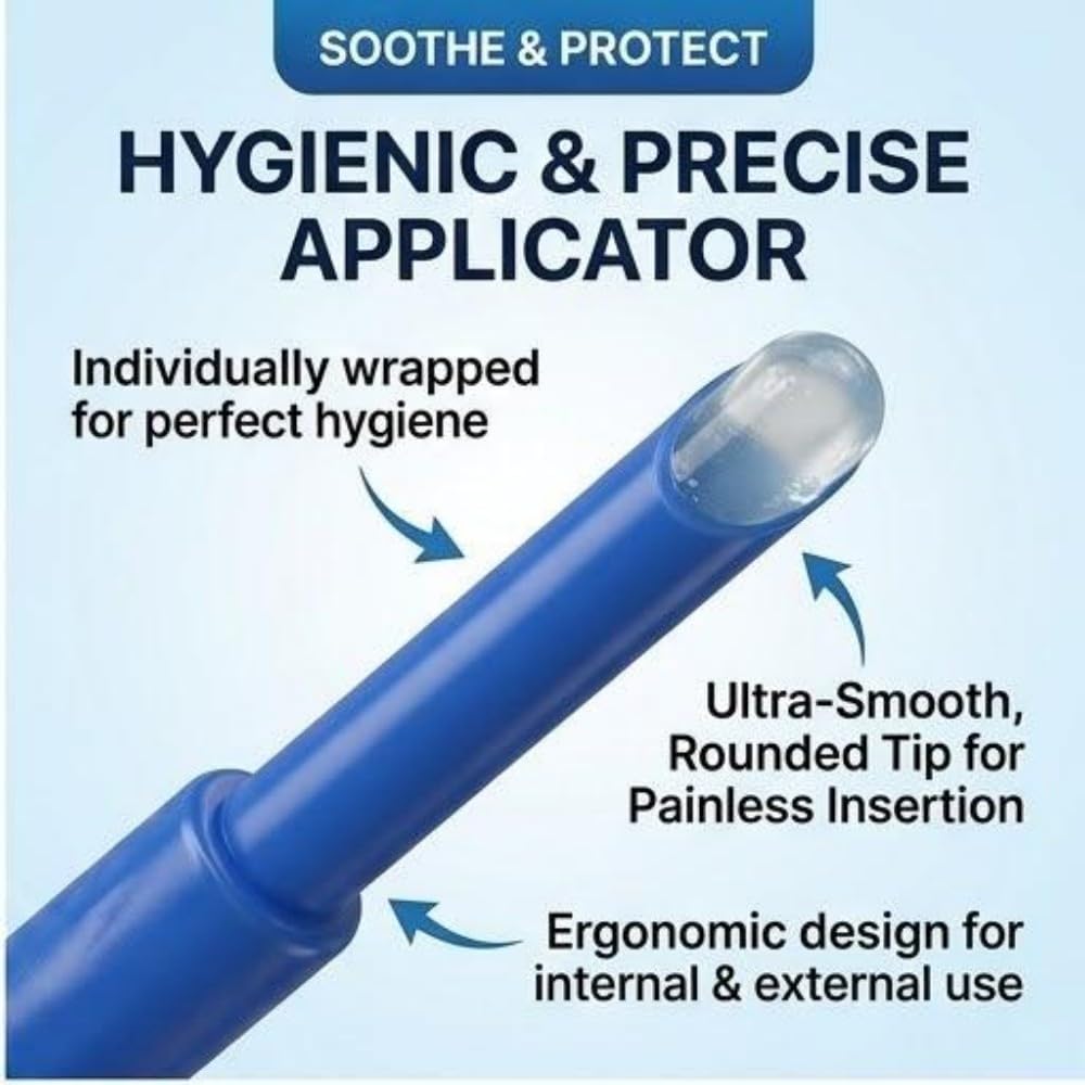 Hemorrhoid Relief Gel with 3 Disposable Applicators - Fast Soothing Cream for Itching & Swelling - Internal & External Treatment (Pack of 3) Aus Healthcare buy supplements canada