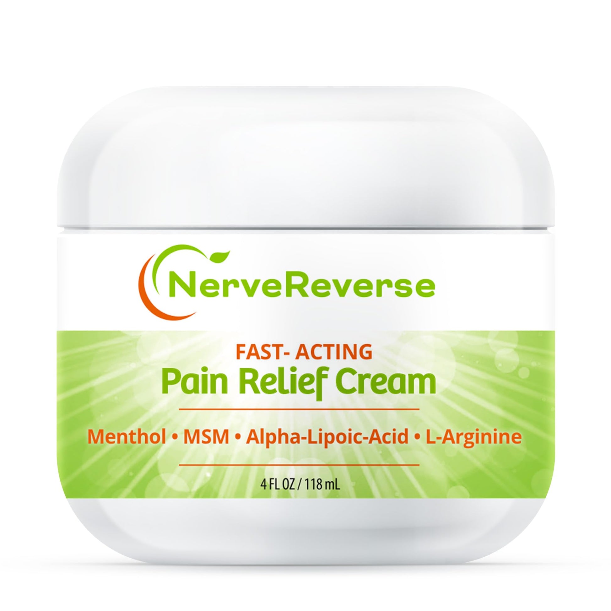 NerveReverse - Neuropathy Pain Relief Cream for feet, Hands, Legs Toes. Large 4 OZ. JAR. Fast-Acting, Maximum Strength Cream with 4% Menthol, MSM, L-Carnitine, L-Arginine, Vitamin E, Vitamin B6 NERVEREVERSE NUTRITION FOR NERVES buy supplements canada