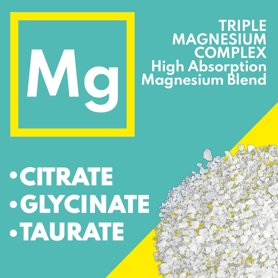 VAL Triple Magnesium Complex 400mg (Glycinate, Taurate & Citrate) for Muscle Relaxation, Sleep & Calm Energy, Vegan, Non-GMO, 90 Capsules VAL buy supplements canada
