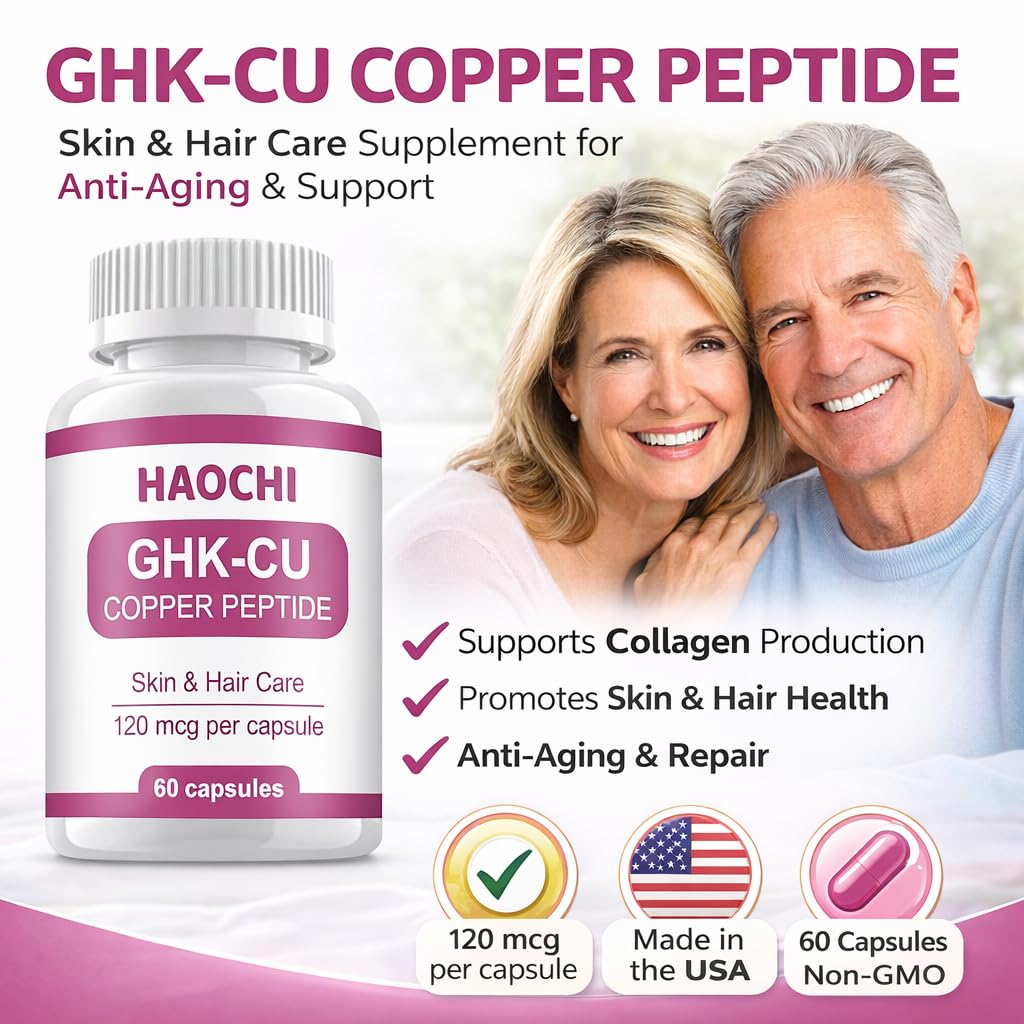 DAYEAH GHK-Cu Copper Peptide Supplement, 120mcg Vegan High Potency Promotes Skin Repair, Radiant Skin Elasticity, Anti-Aging & Hair Growth Support-60ct DAYEAH buy supplements canada
