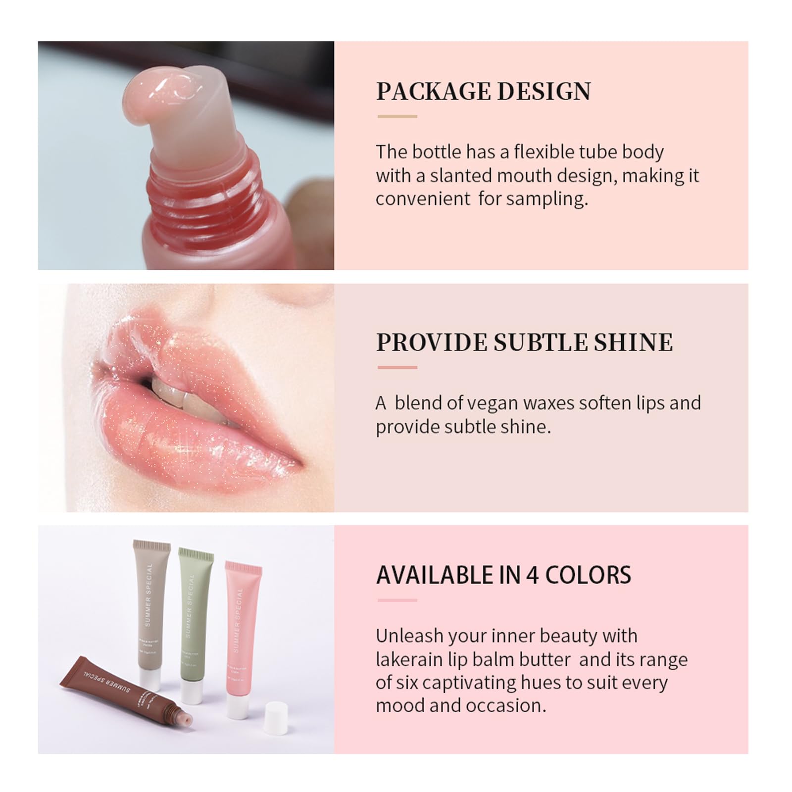 YumSova 4PCS Summer Lip Gloss Lipstick, Containing Natural Oils And Fruit Extracts, Can Soothe And Soften Dry Lips, Keep Moisture For A Long Time, And Is Not Sticky (4PCS) YumSova buy supplements canada
