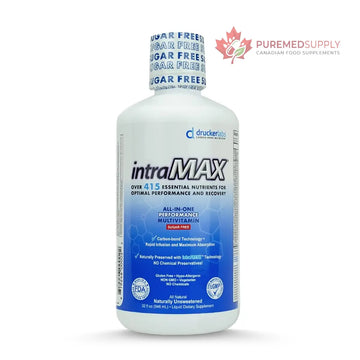 intraMAX Drucker Labs Organic Sugar-Free All-in-One Performance Liquid Multivitamin for Men & Women | Non-GMO, Gluten & Dairy Free | with Magnesium, Zinc, Vitamins D, C & E | 32 oz intraMAX buy supplements canada