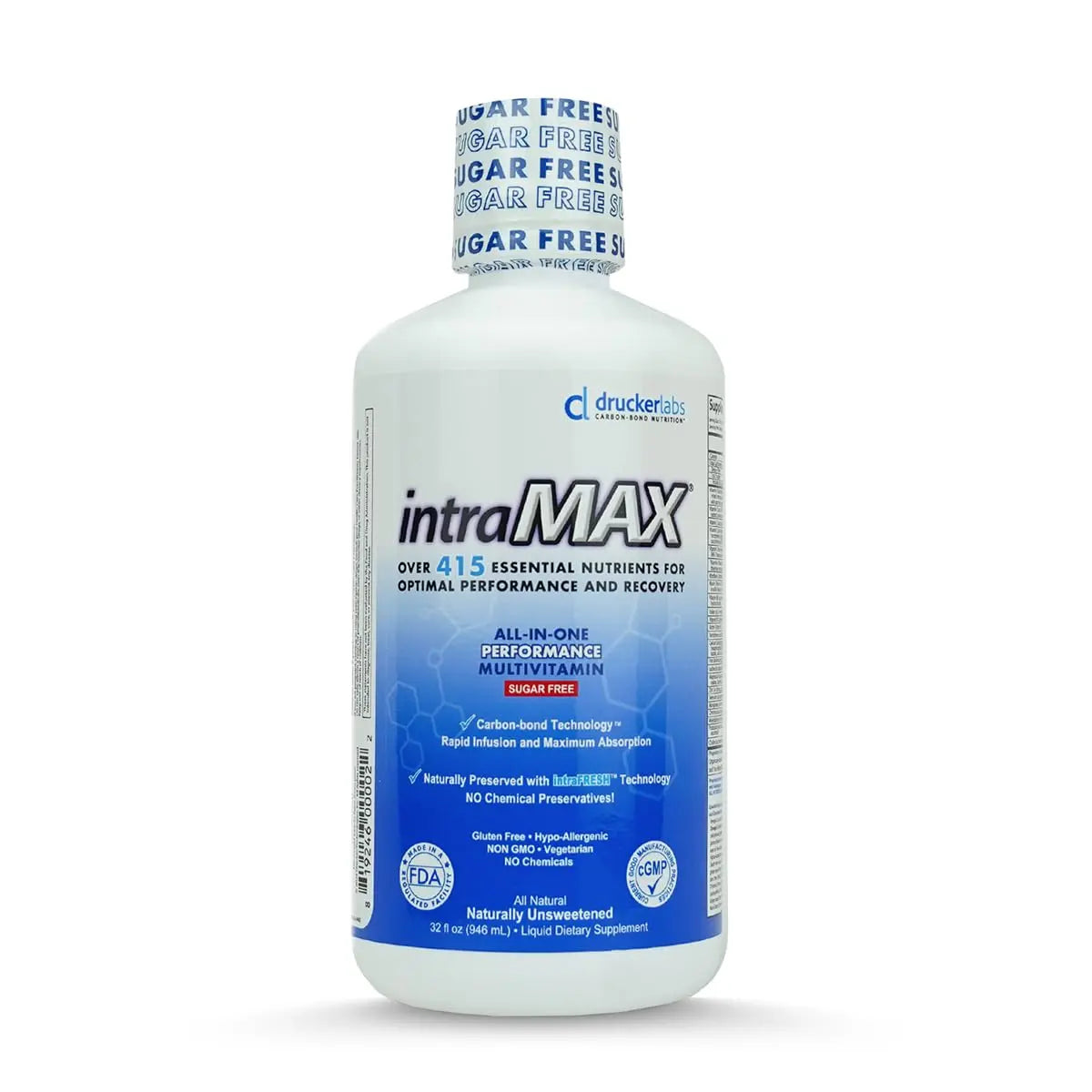 intraMAX Drucker Labs Organic Sugar-Free All-in-One Performance Liquid Multivitamin for Men & Women | intraMAX buy supplements canada