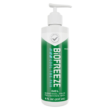 Biofreeze Pain Relief Gel, Arthritis Pain Reliver, Knee & Lower Back Pain Relief, Sore Muscle Relief, Neck Pain Relief, Pharmacist Recommended, 8 FL OZ Biofreeze Menthol Gel Biofreeze buy supplements canada
