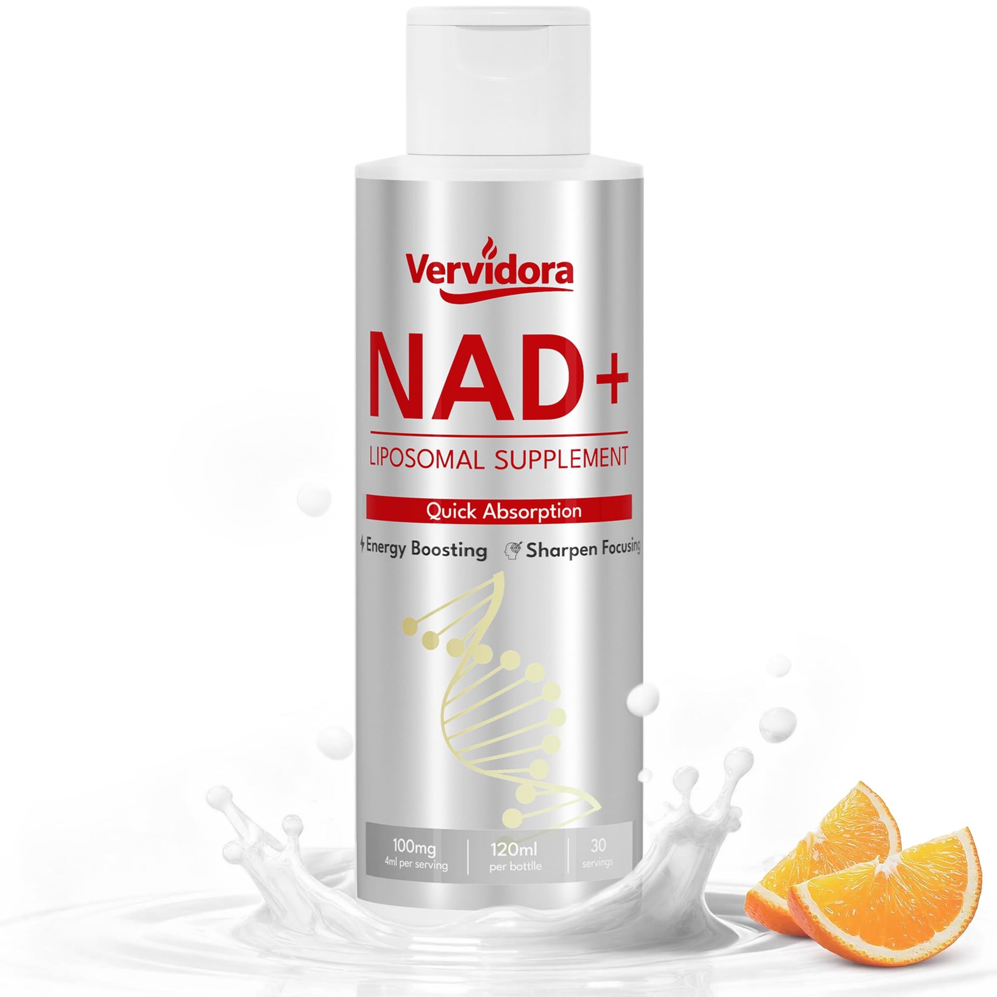 Vervidora Liposomal NAD+ Supplement, NAD+ Liquid Supplement with High Absorption for Anti-Aging, Cellular Health, Enhance Focus, Energy&Metabolism Support, Liposomal NAD+ Supplements for Women& Men Vervidora buy supplements canada