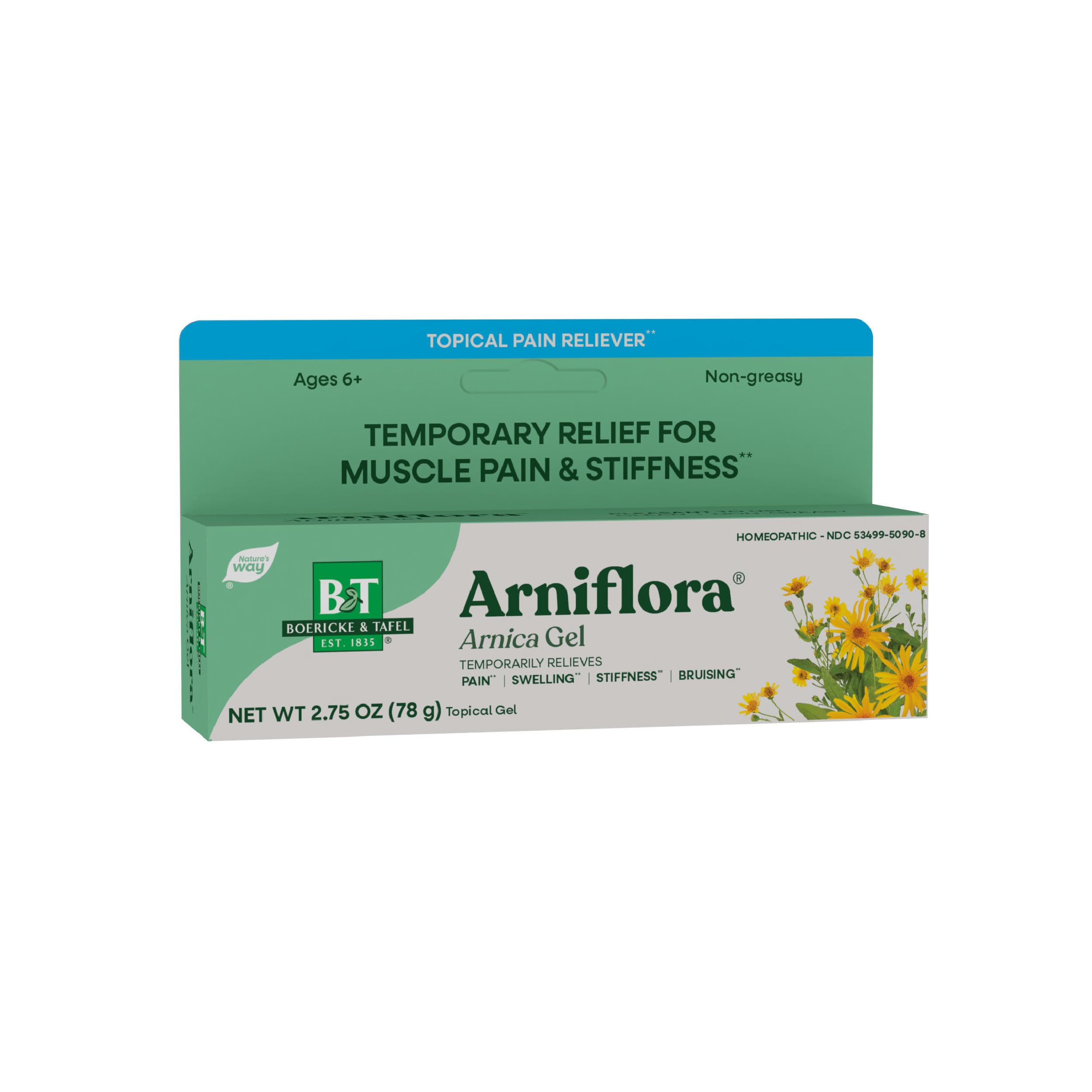 Nature's Way Boericke & Tafel Arniflora Arnica Gel, Temporarily Relieves Pain*, Swelling*, Stiffness*, 2.75 Oz (Packaging May Vary) Nature's Way buy supplements canada