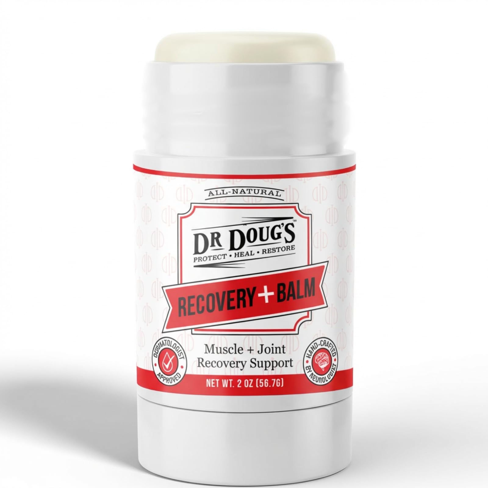 Dr. Doug's Recovery Balm – Organic Arnica & Magnesium Topical Rub – Soothing Support Lotion for Active Muscles, Joints, & Skin – Dermatologist Approved, Handmade in USA, Organic 2 oz Twist-Up Stick Dr. Doug's buy supplements canada