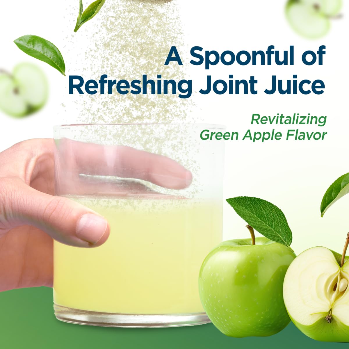 Holiday Gift Set, Joint Support with Univestin®, Glucosamine, Chondroitin & MSM — Bottle & Frother Included, Green Apple Flavor, 30 Servings Univera buy supplements canada