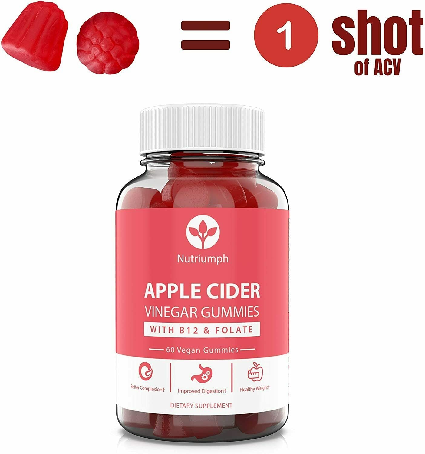 Nutriumph Apple Cider Vinegar Gummies with The Mother Vegan – Weight Loss, Detox Nutriumph buy supplements canada