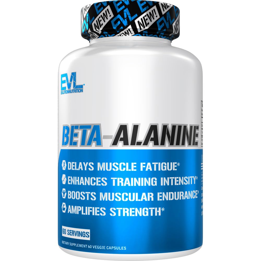 Evlution Nutrition Beta-Alanine Capsules - Enhance Training Intensity - 60 Count Beta Evlution buy supplements canada