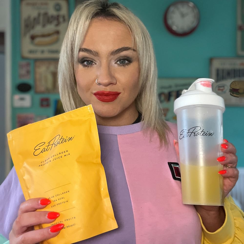 EatProtein Tropical Fruits Collagen Protein Juice Drink Mix | 24g Protein | 26.4g Collagen | 8X Servings EatProtein buy supplements canada