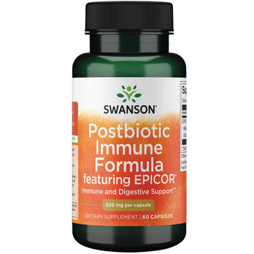 Swanson Postbiotic Immune Formula Featuring Epicor 500 mg 60 Caps Swanson Premium Brand buy supplements canada